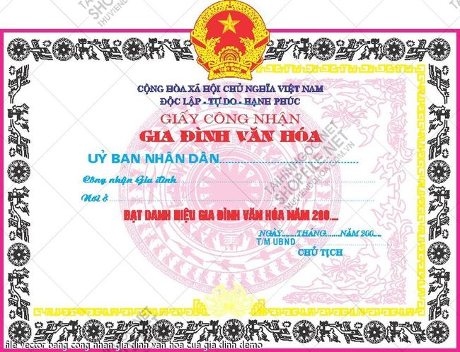 file vector bang cong nhan gia dinh van hoa cua gia dinh 